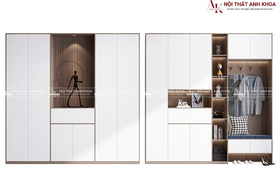 Tủ giày gỗ công nghiệp Tủ giày gỗ công nghiệp