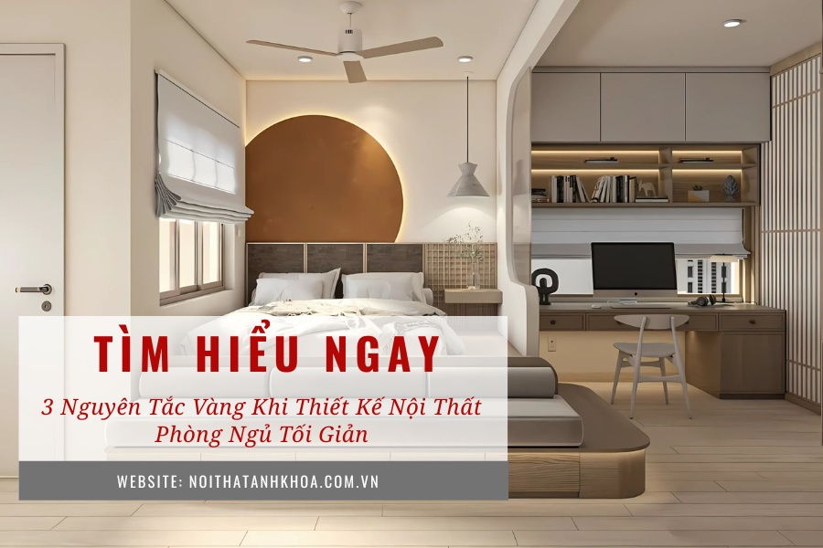 3 nguyên tắc vàng khi thiết kế nội thất phòng ngủ tối giản 3 nguyên tắc vàng khi thiết kế nội thất phòng ngủ tối giản