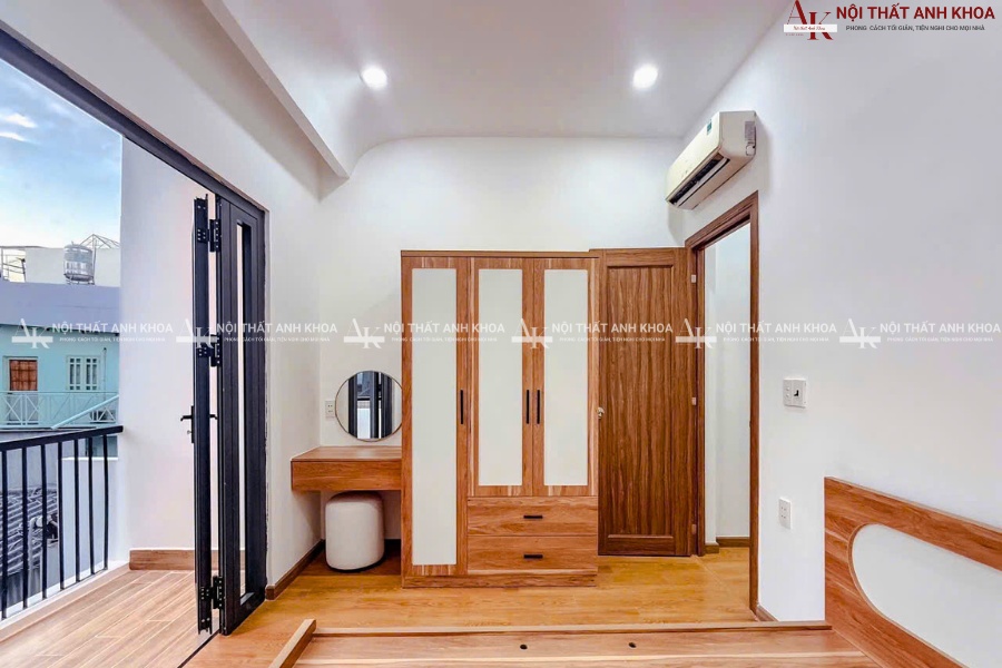 Tủ quần áo kết hợp bàn trang điểm treo Tủ quần áo kết hợp bàn trang điểm treo