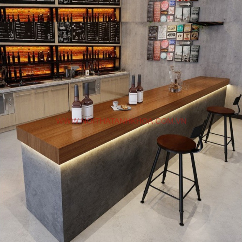 Quầy bar pha chế đẹp phong cách hiện đại, sang trọng Quầy bar pha chế đẹp phong cách hiện đại, sang trọng