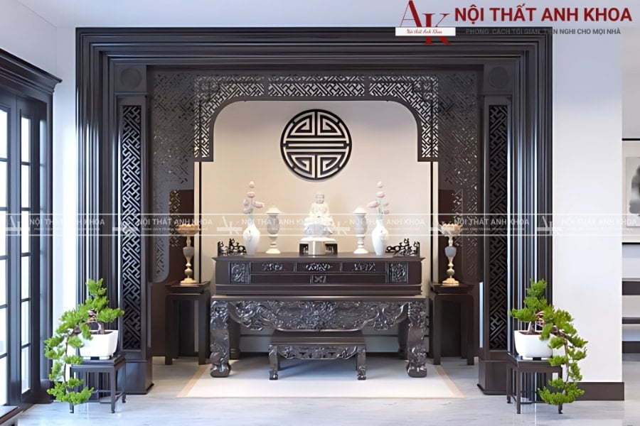 Bí quyết chọn vách ngăn phòng thờ phù hợp nhà bạn Bí quyết chọn vách ngăn phòng thờ phù hợp nhà bạn