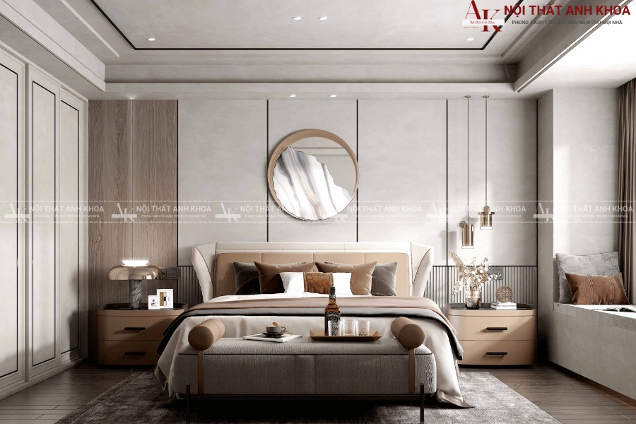 Mẫu nội thất phòng ngủ chung cư hiện đại, tiện nghi Mẫu nội thất phòng ngủ chung cư hiện đại, tiện nghi