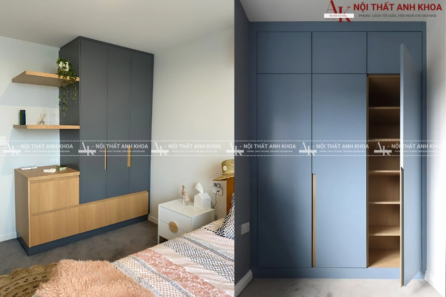 Tủ quần áo 3 cánh thiết kế đơn giản mà đẹp Tủ quần áo 3 cánh thiết kế đơn giản mà đẹp