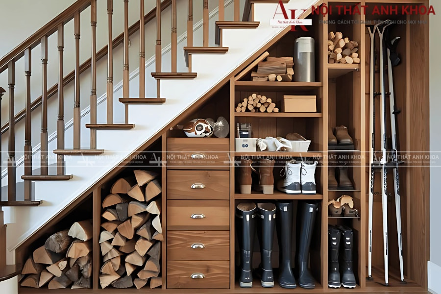Đẹp mắt, bền bỉ với tủ gỗ gầm cầu thang tinh tế Đẹp mắt, bền bỉ với tủ gỗ gầm cầu thang tinh tế