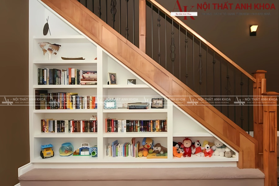 Cảm hứng thiết kế tủ gầm cầu thang gỗ MDF chuẩn đẹp Cảm hứng thiết kế tủ gầm cầu thang gỗ MDF chuẩn đẹp