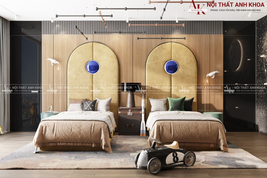 Phòng ngủ 2 bé trai - Mang lại sự gắn kết anh em Phòng ngủ 2 bé trai - Mang lại sự gắn kết anh em