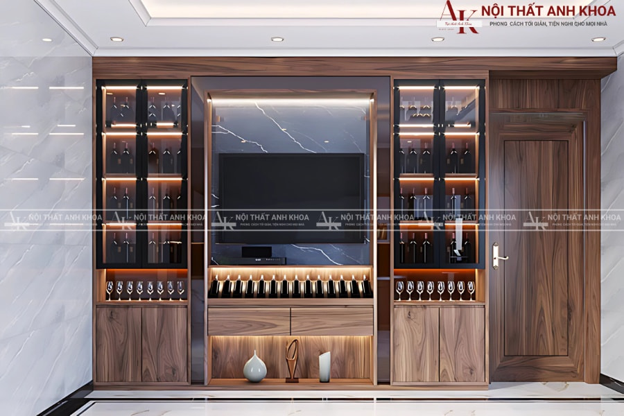 Giải mã sức hút của tủ rượu tích hợp kệ tivi thời thượng Giải mã sức hút của tủ rượu tích hợp kệ tivi thời thượng