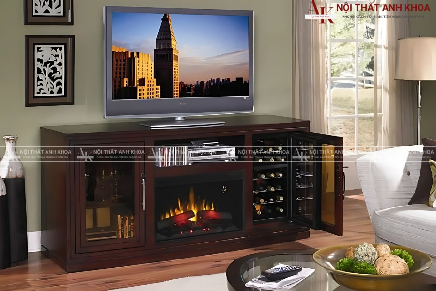 Mẫu tủ rượu kèm kệ tivi được ưa chuộng nhất hiện nay Mẫu tủ rượu kèm kệ tivi được ưa chuộng nhất hiện nay