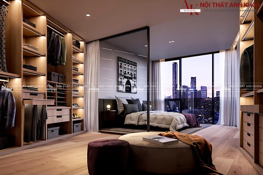 Phòng ngủ Master tích hợp phòng thay đồ (Walk - in Closet) Phòng ngủ Master tích hợp phòng thay đồ (Walk - in Closet)