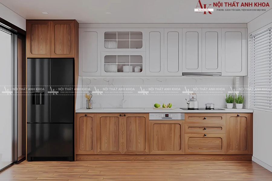 Thiết kế mẫu tủ bếp tân cổ điển mang đậm hơi thở châu âu Thiết kế mẫu tủ bếp tân cổ điển mang đậm hơi thở châu âu