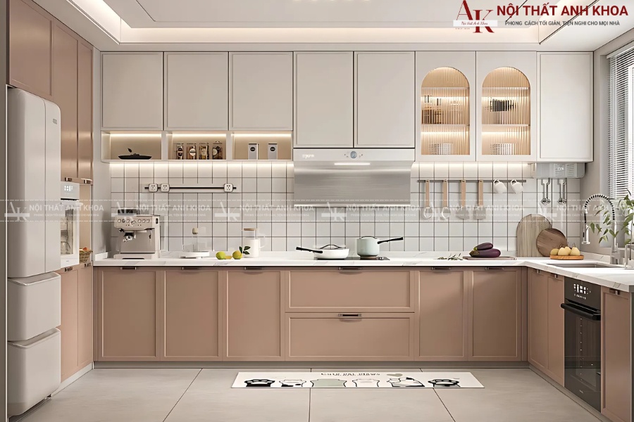 Mẫu tủ bếp tân cổ điển đẹp - Điểm nhấn hoàn hảo cho ngôi nhà Mẫu tủ bếp tân cổ điển đẹp - Điểm nhấn hoàn hảo cho ngôi nhà