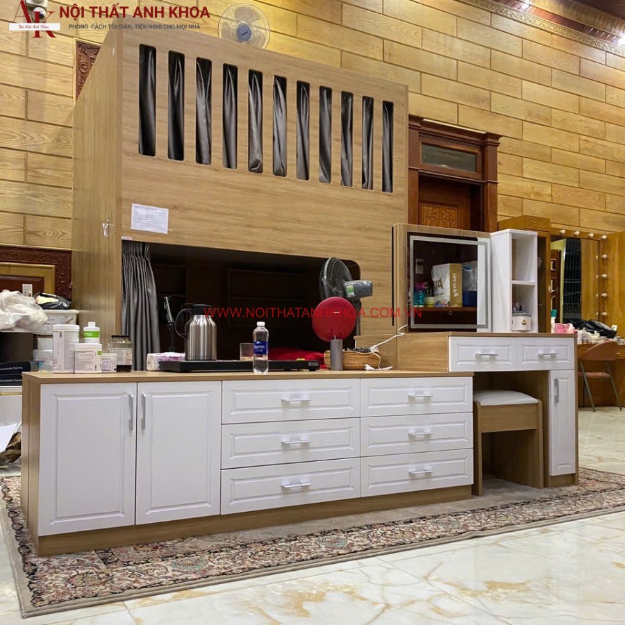 Bàn trang điểm gỗ công nghiệp MDF bền đẹp, cứng cáp Bàn trang điểm gỗ công nghiệp MDF bền đẹp, cứng cáp