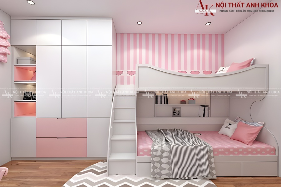 Giường tầng bé gái giá rẻ dạng ngăn kéo Giường tầng bé gái giá rẻ dạng ngăn kéo