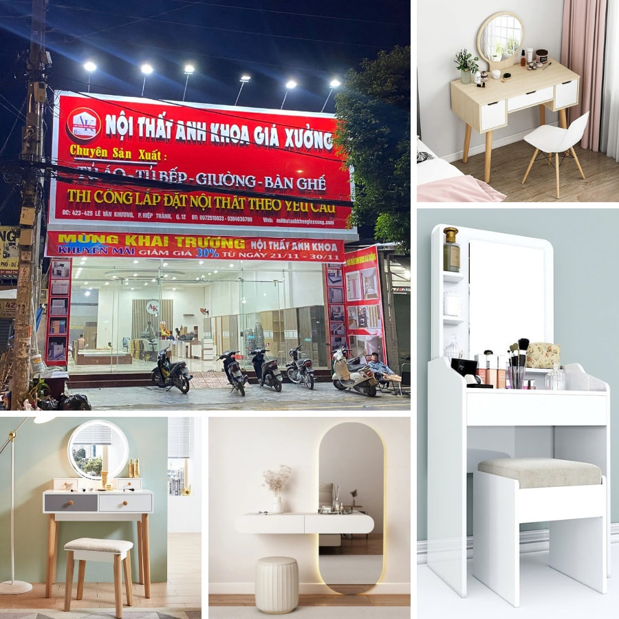 Cửa hàng nội thất Anh Khoa giá xưởng ở Quận 12 Cửa hàng nội thất Anh Khoa giá xưởng ở Quận 12