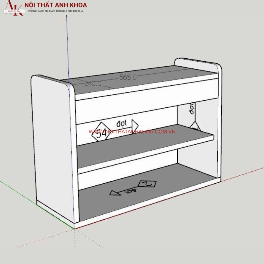 Kệ giày mini gỗ công nghiệp MDF giá tốt Kệ giày mini gỗ công nghiệp MDF giá tốt