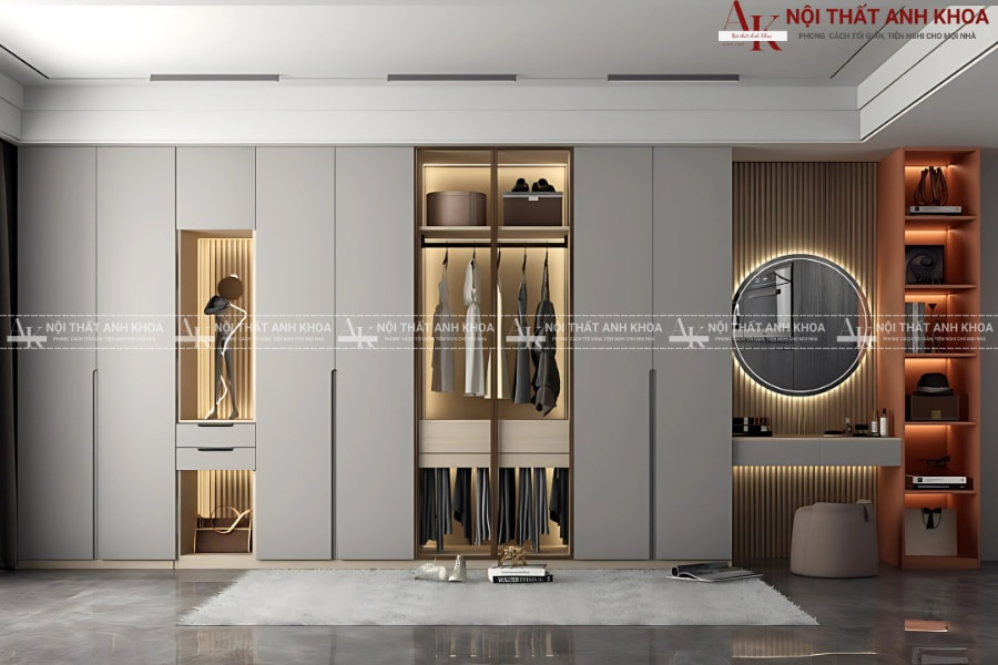 Tủ quần áo kịch trần - Tối ưu hóa không gian sống hiện đại Tủ quần áo kịch trần - Tối ưu hóa không gian sống hiện đại