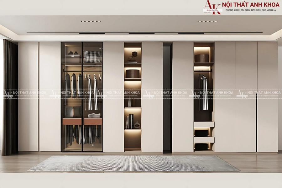 Xu hướng nội thất chọn tủ áo kịch trần 2025 Xu hướng nội thất chọn tủ áo kịch trần 2025