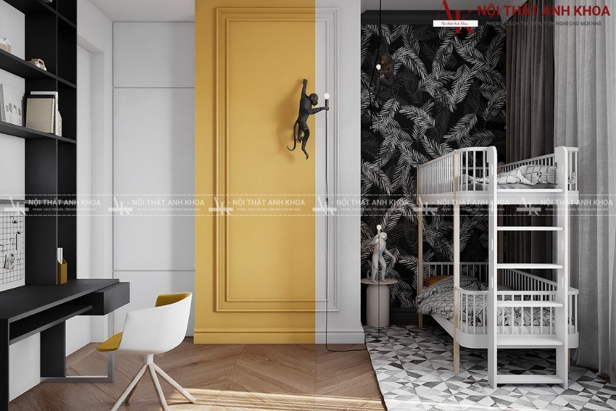 Mẫu phòng ngủ 2 bé trai dễ thương - Khiến bé yêu thích Mẫu phòng ngủ 2 bé trai dễ thương - Khiến bé yêu thích