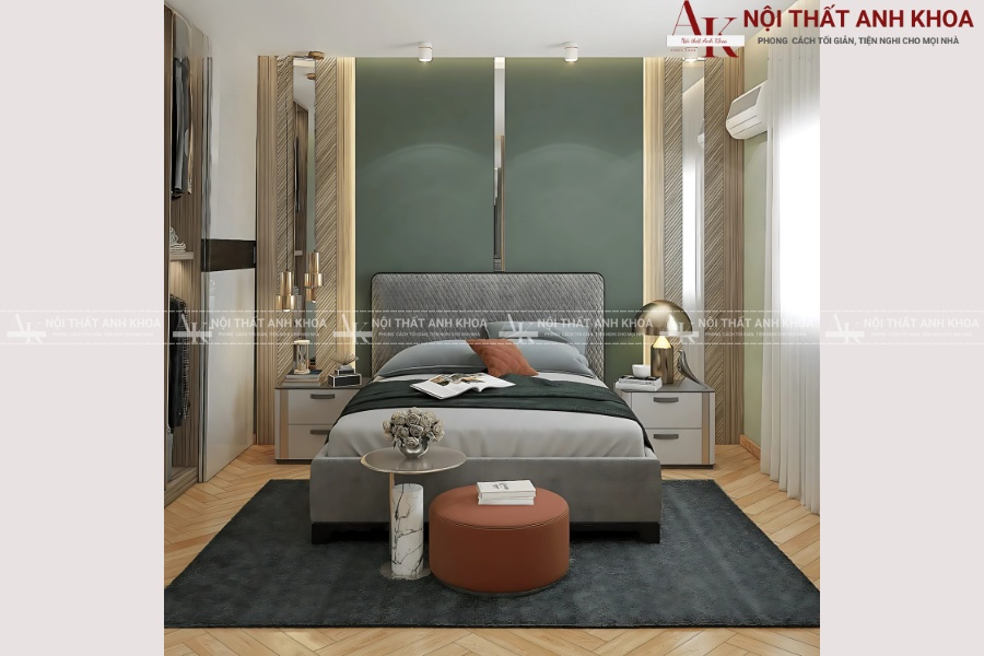 Mẫu nội thất phòng ngủ 9m2 đẹp hiện đại 2025 Mẫu nội thất phòng ngủ 9m2 đẹp hiện đại 2025