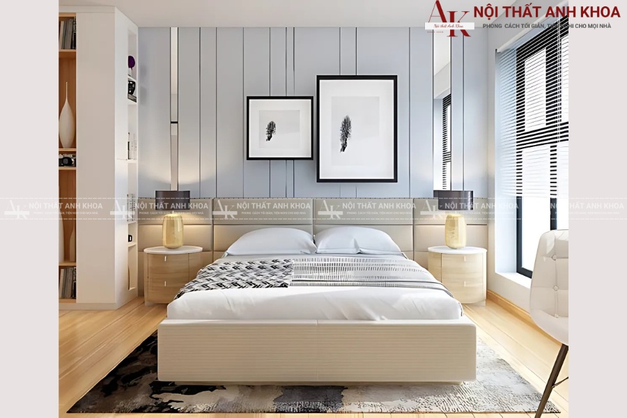 Bố trí nội thất phòng ngủ 9m2 - Đẹp, chuẩn công năng Bố trí nội thất phòng ngủ 9m2 - Đẹp, chuẩn công năng