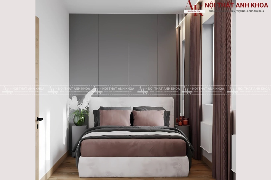 Thiết kế nội thất phòng ngủ 9m2 - Thiết kế cho vợ chồng trẻ Thiết kế nội thất phòng ngủ 9m2 - Thiết kế cho vợ chồng trẻ