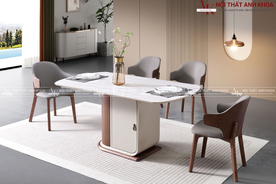 Bàn ăn mặt đá cho nhà bếp hiện đại - Đẹp và bền theo thời gian Bàn ăn mặt đá cho nhà bếp hiện đại - Đẹp và bền theo thời gian