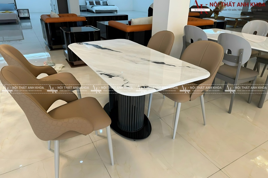 Mẫu bàn ăn mặt đá cho phòng bếp nhỏ - Gọn mà vẫn đẹp Mẫu bàn ăn mặt đá cho phòng bếp nhỏ - Gọn mà vẫn đẹp