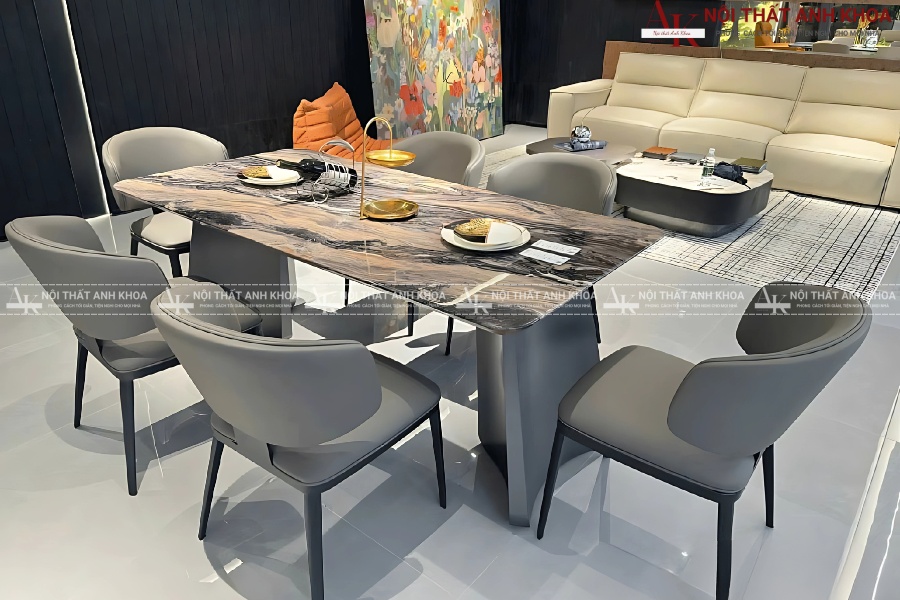 Mẫu bàn ăn mặt đá được ưa chuộng nhất hiện nay Mẫu bàn ăn mặt đá được ưa chuộng nhất hiện nay