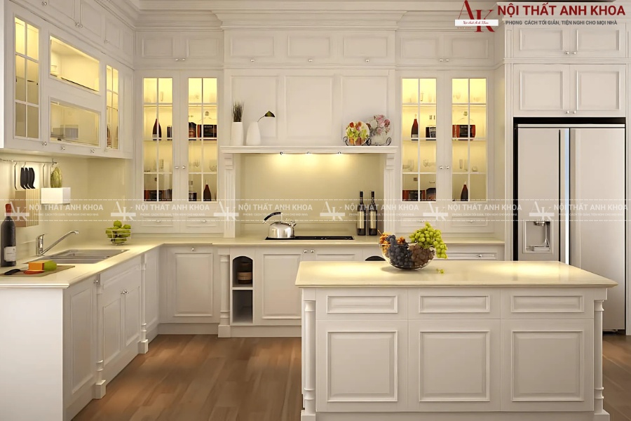 Kinh nghiệm chọn tủ bếp chữ L phù hợp không gian Kinh nghiệm chọn tủ bếp chữ L phù hợp không gian