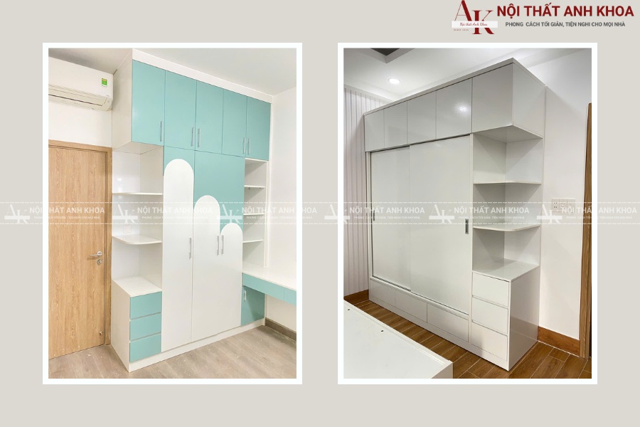 Tủ quần áo nhiều ngăn gỗ MDF - Giải pháp thông minh Tủ quần áo nhiều ngăn gỗ MDF - Giải pháp thông minh