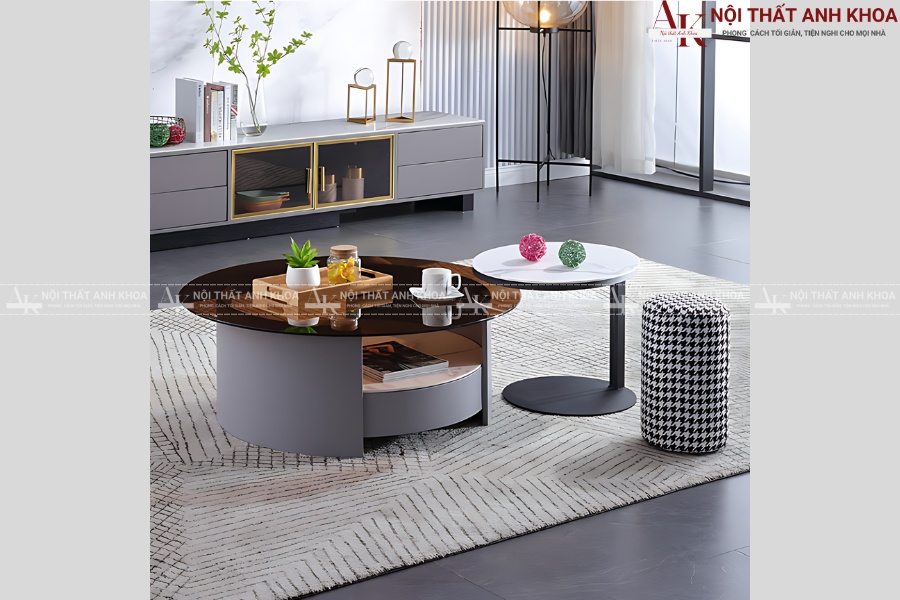 Bàn sofa mặt kính cường lực - Bền đẹp với thời gian Bàn sofa mặt kính cường lực - Bền đẹp với thời gian