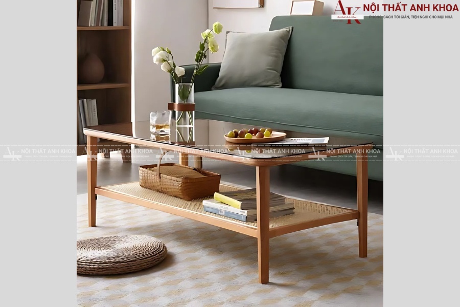 Bàn sofa mặt kính cao cấp - Nâng tầm không gian sống Bàn sofa mặt kính cao cấp - Nâng tầm không gian sống