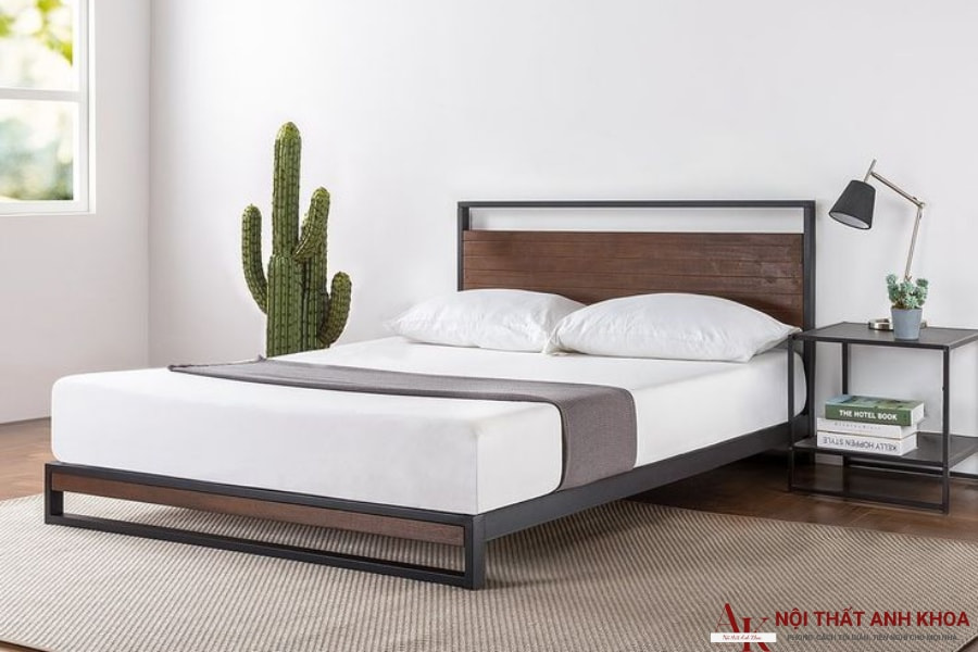 Giường khung sắt nhỏ gọn Giường khung sắt nhỏ gọn