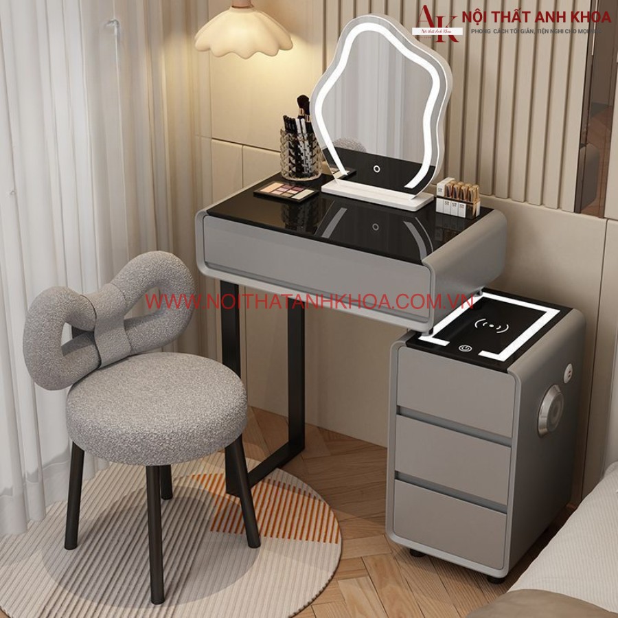 Bàn trang điểm có gương nhập khẩu cao cấp Bàn trang điểm có gương nhập khẩu cao cấp