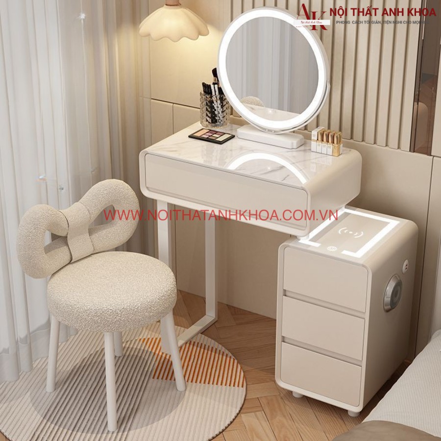 Bàn trang điểm có gương nhập khẩu cao cấp Bàn trang điểm có gương nhập khẩu cao cấp