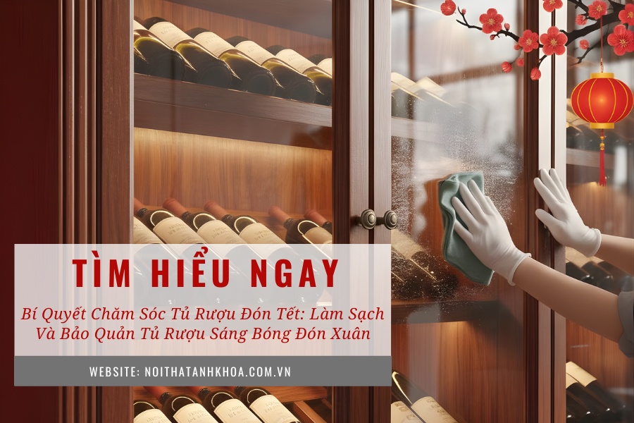Bí quyết chăm sóc tủ rượu đón Tết: Làm sạch và bảo quản tủ rượu sáng bóng đón xuân Bí quyết chăm sóc tủ rượu đón Tết: Làm sạch và bảo quản tủ rượu sáng bóng đón xuân