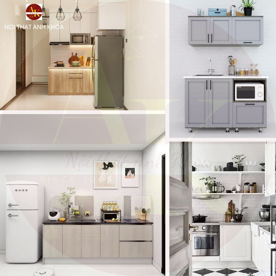Các phong cách thiết kế tủ bếp mini phổ biến hiện nay Các phong cách thiết kế tủ bếp mini phổ biến hiện nay