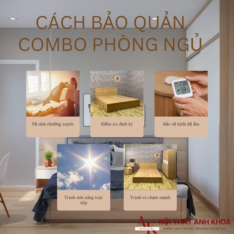 Cách bảo quản Combo phòng ngủ Cách bảo quản Combo phòng ngủ