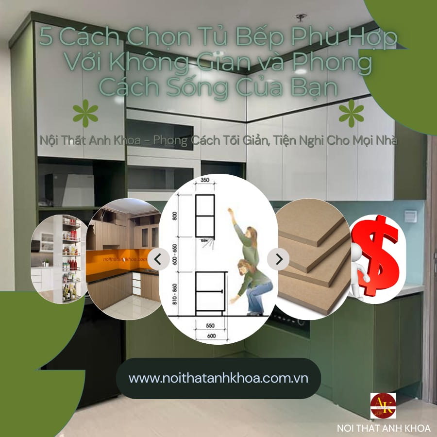 Cách chọn tủ bếp phù hợp với không gian và phong cách sống của bạn Cách chọn tủ bếp phù hợp với không gian và phong cách sống của bạn
