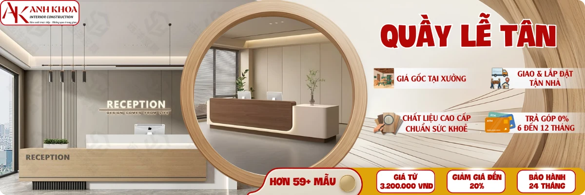 Quầy lễ tân Quầy lễ tân