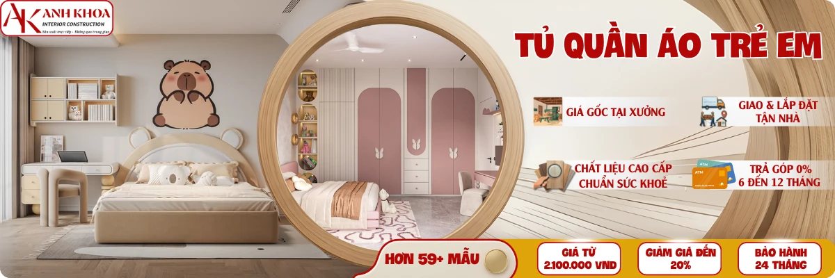 Tủ quần áo trẻ em