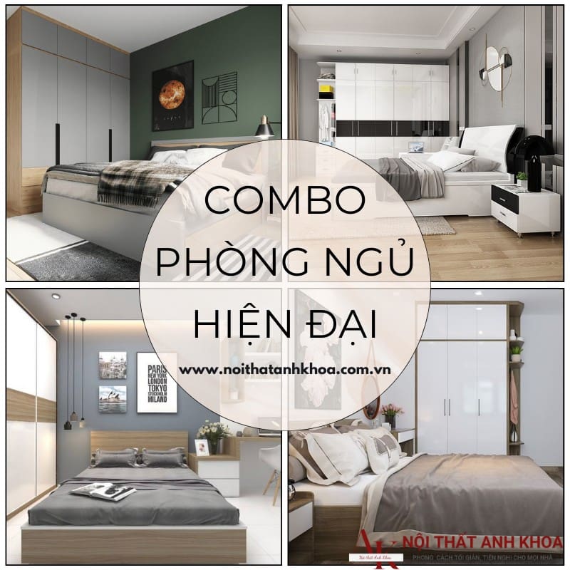 Combo Phòng ngủ hiện đại Combo Phòng ngủ hiện đại