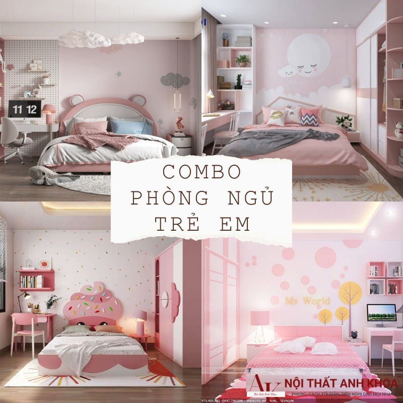 Combo Phòng ngủ trẻ em Combo Phòng ngủ trẻ em