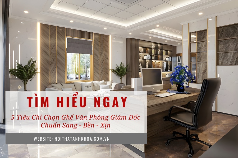 5 tiêu chí chọn ghế văn phòng giám đốc chuẩn sang - Bền - Xịn 5 tiêu chí chọn ghế văn phòng giám đốc chuẩn sang - Bền - Xịn