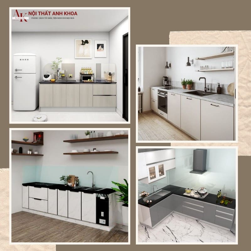 4 mẫu tủ bếp phổ biến ngày nay 4 mẫu tủ bếp phổ biến ngày nay