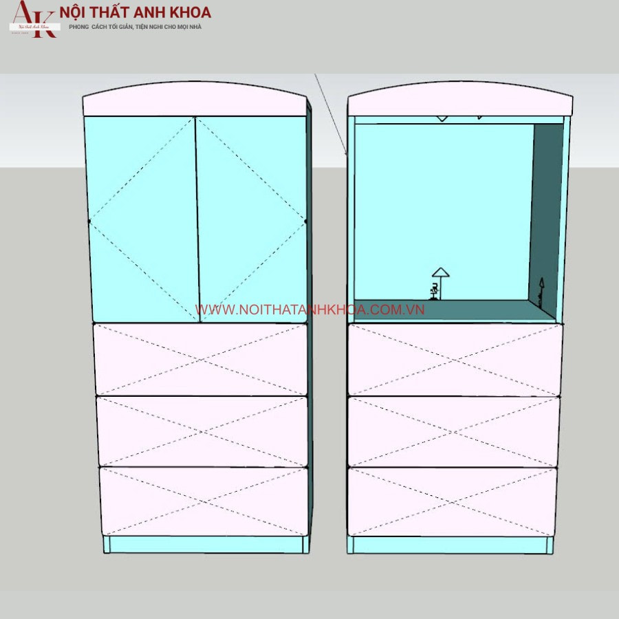 ủ quần áo trẻ em gỗ công nghiệp MDF phối màu đẹp ủ quần áo trẻ em gỗ công nghiệp MDF phối màu đẹp