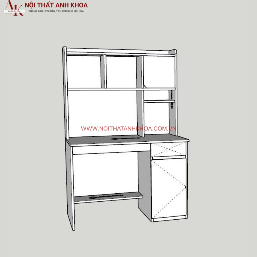 Bàn học gỗ công nghiệp hiện đại Bàn học gỗ công nghiệp hiện đại
