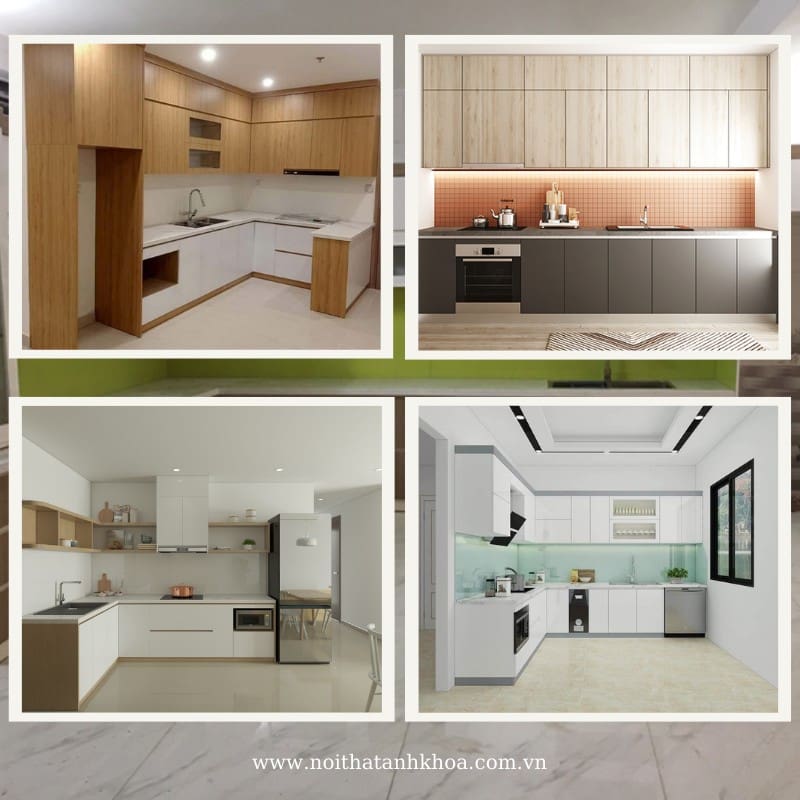Tủ bếp gỗ công nghiệp MDF  Tủ bếp gỗ công nghiệp MDF