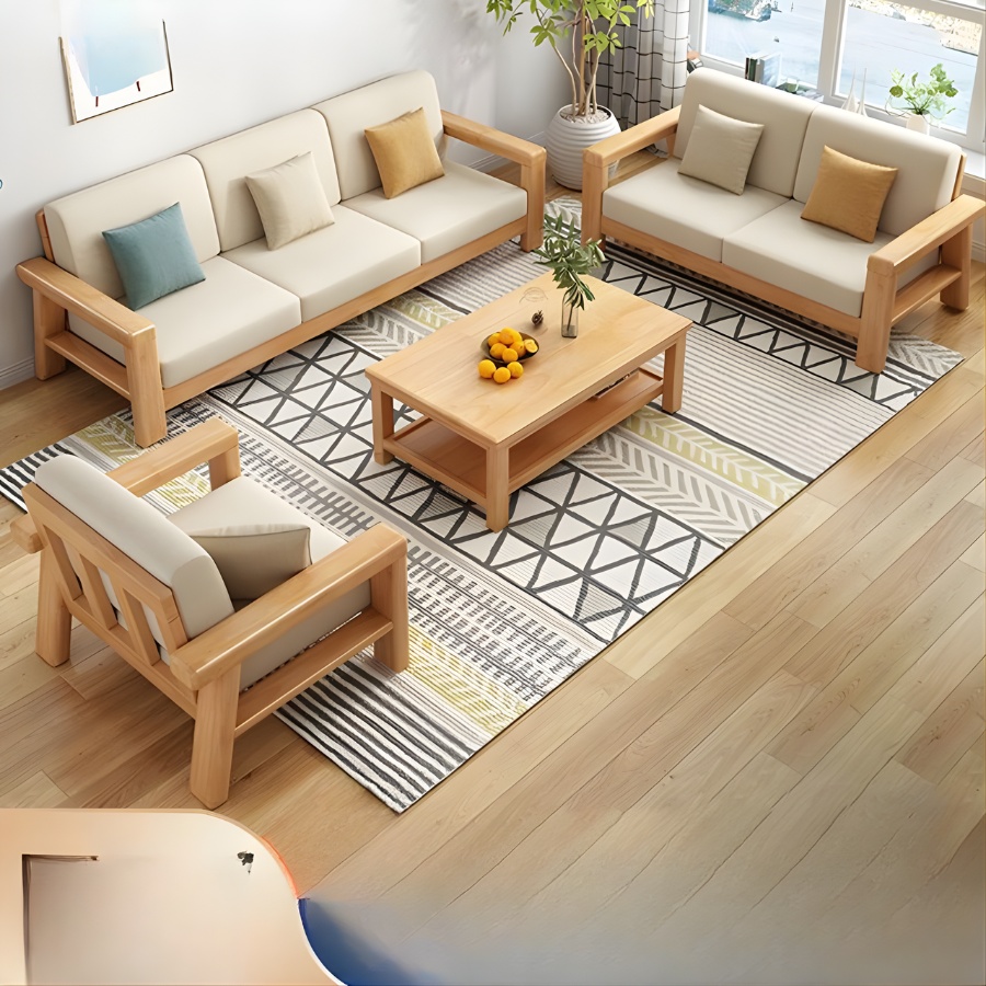 Bộ bàn ghế sofa gỗ phòng khách sang trọng giá tốt Bộ bàn ghế sofa gỗ phòng khách sang trọng giá tốt