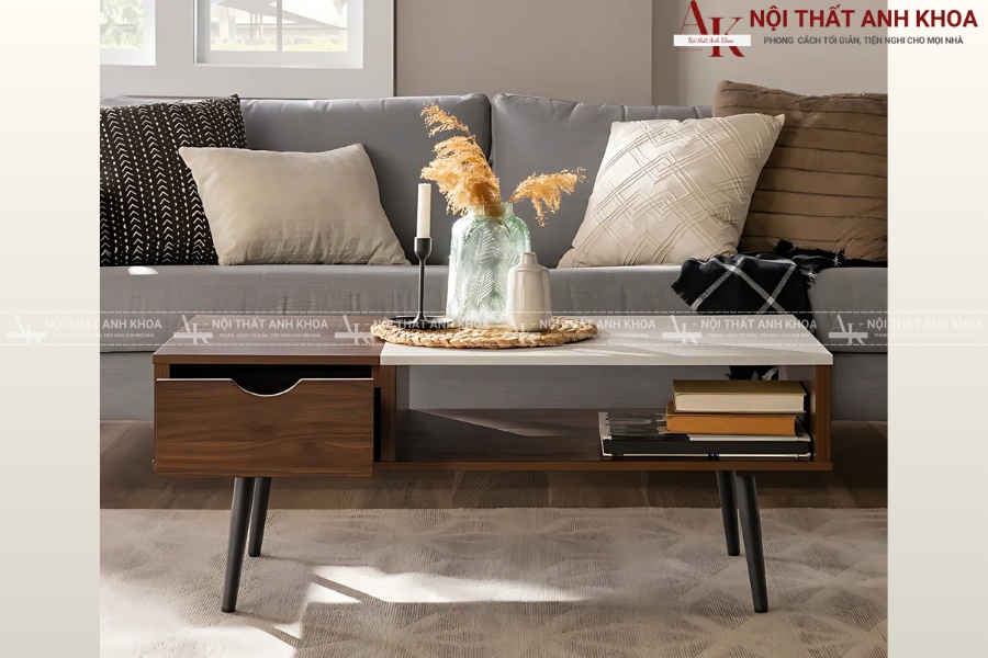 Bàn sofa đẹp cho phòng khách nhà phố và chung cư Bàn sofa đẹp cho phòng khách nhà phố và chung cư